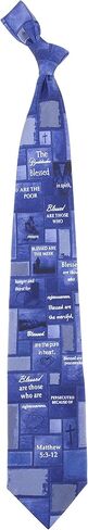 Eagles Wings Men's Finely Crafted Inspirational Necktie - The Beatitudes Matthew 5:3-12 in Saudi Arabia