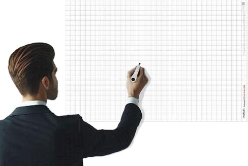 JJH Planners - Laminated - 24" x 17" - Medium Graph Paper 1" and 1/4" Ruled (GP4-24x17) in Saudi Arabia
