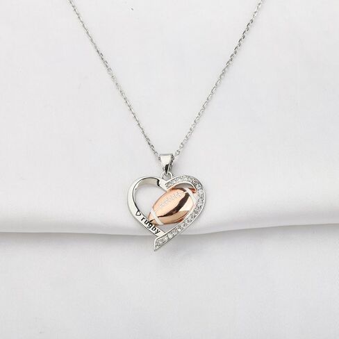BNQL Rugby Necklace & Bracelet - Gifts for Rugby Lovers & Fans in Saudi Arabia