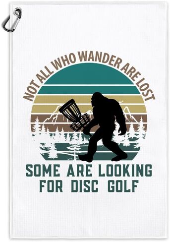 Tree Don't Care About Your Feelings Printed Microfiber Disc Golf Towel, Disc Golf Gifts for Disc Golf Lover Dad Boyfriend, Disc Golfer Father's Day Birthday, Disc Golf Accessories for Men in Kuwait