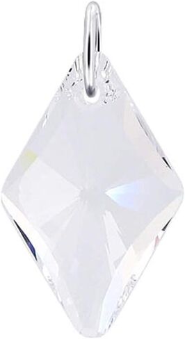 Gem Avenue .925 Sterling Silver Pendant with Multifaceted Austrian Crystals in Saudi Arabia