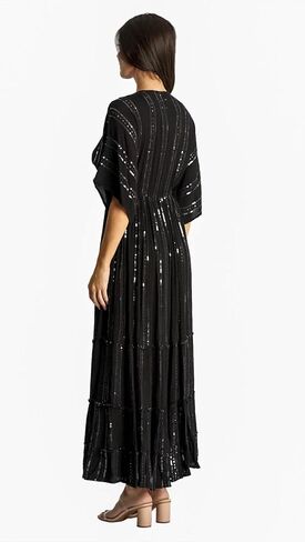 White Embellished Maxi Beach Resort Vacation Dress in Saudi Arabia
