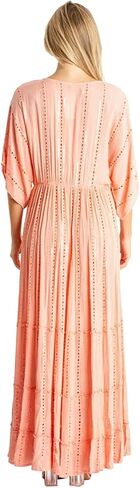 White Embellished Maxi Beach Resort Vacation Dress in Saudi Arabia