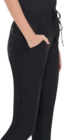 M&M SCRUBS Women’s Rib-Knit Jogger Scrub Set – 8-Pocket V-Neck Top & Tapered Cargo Pant, Stretch Nursing Uniform in Saudi Arabia
