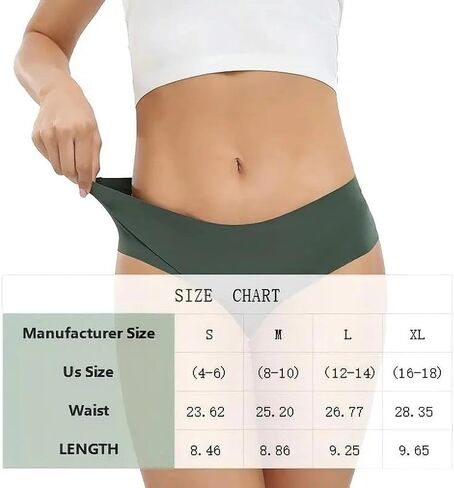 Women Panties Seamless Underwear Set Comfortable Low Rise, Soft Feel Stretch Fabric Invisible Fit Daily Wear in Saudi Arabia