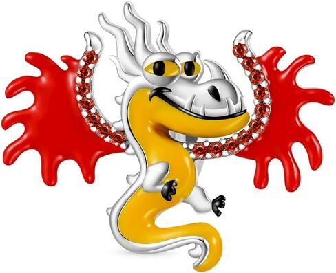 GNOCE How To Train Your Dragon Pendant Dangle Charm for Women, S925 Sterling Silver Dangle Charms for Women Wife, Valentine‘s Day, Mother’s Day Jewelry (Monstrous Nightmare) in Saudi Arabia