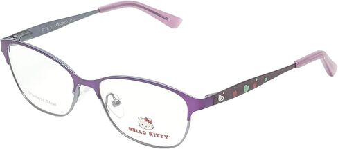 Hello Kitty Eyeglasses for Kids [Oval] Full Rim Glasses for Boys & Girls | Metal Frame w/Reading Lenses & Case - HK292 in Saudi Arabia