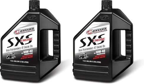 Maxima Racing Oils 30-049128-2PK SXS Premium 10w40 Side by Side Engine Oil 1G Bottle, 2-Pack in Saudi Arabia