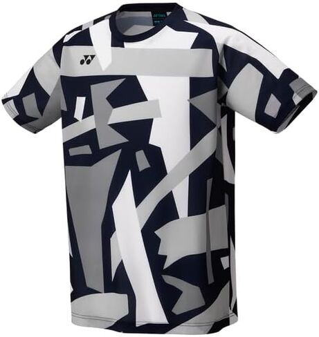 YONEX Men's Athletic T-Shirt, Model 16743, Geometric Print, Short Sleeve in Saudi Arabia