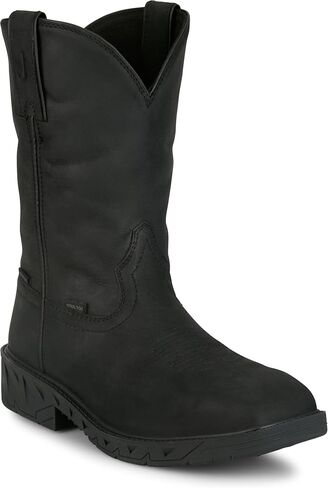 Justin Drifter 11" Waterproof Steel Toe Boots for Men - Prodigy Collection - Premium Leather, Western Style, Comfortable Fit in Saudi Arabia