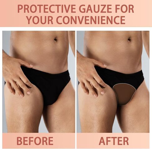 Nuanchu 20 Pcs Tucking Tape Tucking Kit T-tape for Trans Women, Crossdressers, Ultra-thin, Waterproof Silicone Gel, Comfortable, Pain-free Taping (See Video for Instructions) in Saudi Arabia