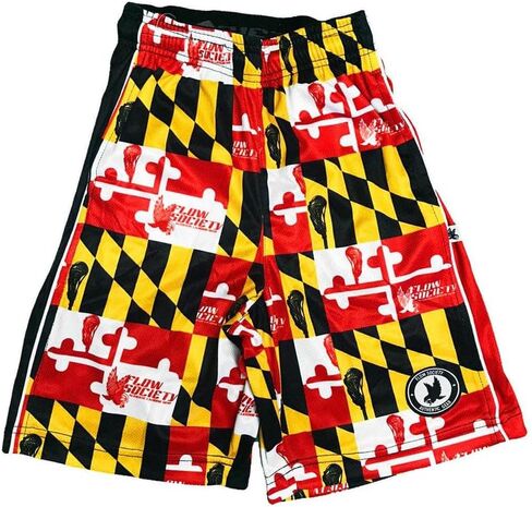 Flow Society Maryland Attack Mens Athletic Shorts with Pockets in Saudi Arabia