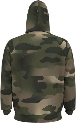 UA Freedom Rival Fleece Amp Hoodie - Camo Khaki Base - X-Large in Saudi Arabia