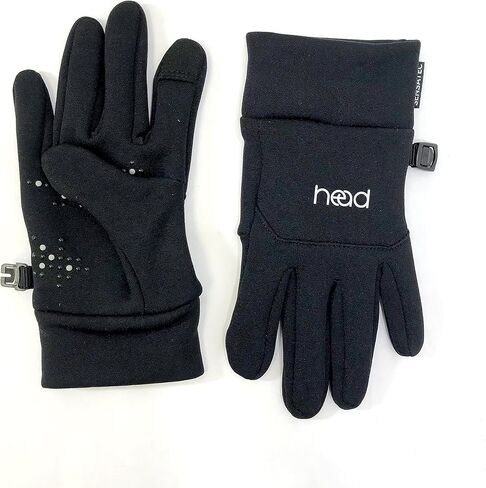 HEAD Kids Touchscreen Gloves - Black (MEDIUM) in Saudi Arabia