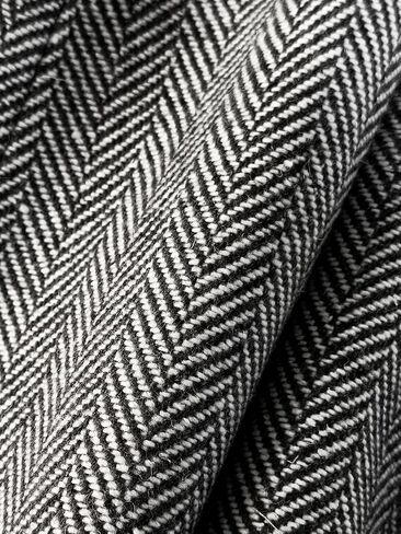 Mina Self 2025 Fall Women's Herringbone Tweed Blazer Jacket - Plaid Open Front Slim Stand Collar Full-Lined Work Trendy Coat in Saudi Arabia