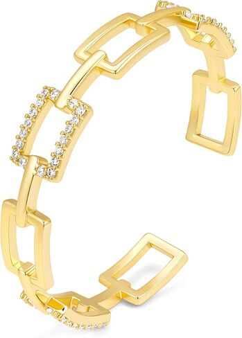 Gelbesty Infinity Love Knot Dainty Gold Bangle Bracelets for Women, 14K Gold Plated Adjustable 925 Silver Bracelet, Trendy Jewelry Gifts for Valentine's Day in Kuwait
