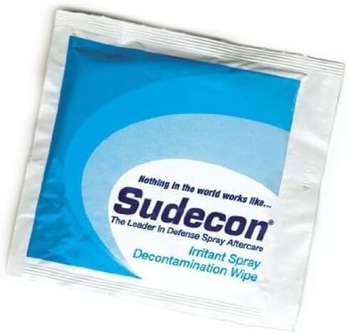(12 ea.) Fox Labs, Sudecon - OC, CS, CN & Pepper Spray Decontamination Wipes in Saudi Arabia