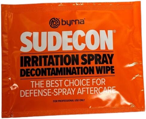 (12 ea.) Fox Labs, Sudecon - OC, CS, CN & Pepper Spray Decontamination Wipes in Saudi Arabia