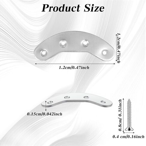 3 Pairs Metal Heel Plates, Shoes Heel Taps with Screw Sole Repair Kit for Shoes Boot in Saudi Arabia