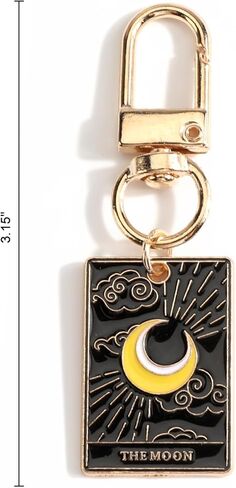 Mini Tarot Keychain,Tarot Cards Keychain for Women Friends Valentine Halloween Christmas Birthday Keys Purse Handbag in Saudi Arabia