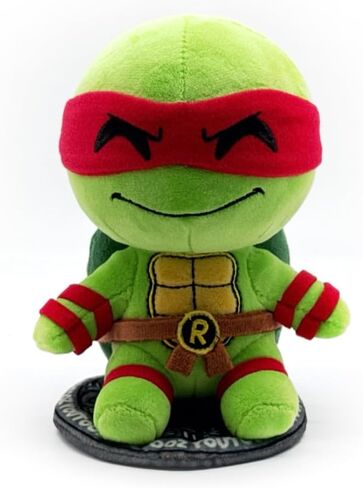 YouTooz tmnt Michaelangelo الكتف Rider 6 "Plush ، Michaelangelo الكتف متسابق Plushie ، Michaelangelo الكتف متسابق من Teenage Mutant Ninja Turtles by Youtooz Tmnt Plush Collection in Kuwait