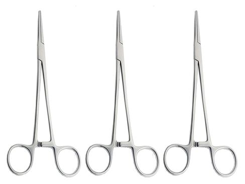 ملقط الشريان Heiss-Hemostat - 20 سم (8 بوصات) - مستقيم ومنحني - أدوات جراحية لتحقيق الإرقاء الدقيق (منحني) in Kuwait