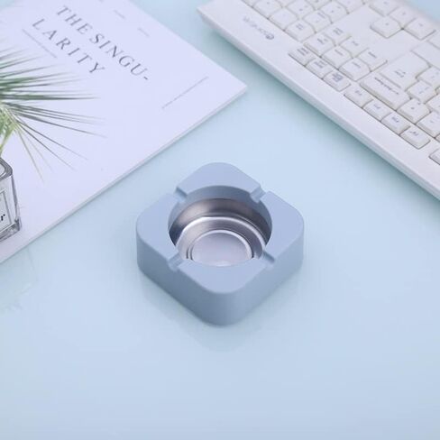 3PCS Portable Windproof Mini Ashtray– Compact, Durable, and Easy to Clean for Travel, Car, Outdoor, and Home Use in Kuwait
