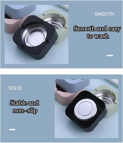 3PCS Portable Windproof Mini Ashtray– Compact, Durable, and Easy to Clean for Travel, Car, Outdoor, and Home Use in Kuwait