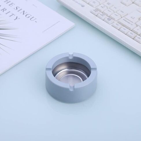 3PCS Portable Windproof Mini Ashtray– Compact, Durable, and Easy to Clean for Travel, Car, Outdoor, and Home Use in Kuwait