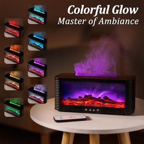 موزع روائح الزيوت العطرية للمنزل، مرطبات غرفة النوم، جهاز ترطيب الهواء برائحة الروائح العلاجية بالموجات فوق الصوتية، مؤقت صغير، موزع صغير للروائح العطرية، ديكور غرفة المعيشة، مكتب، هدايا، مدفأة in Kuwait