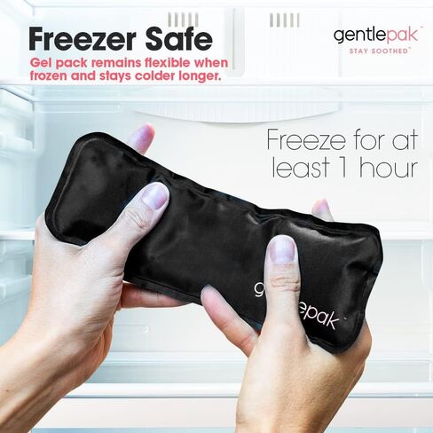 Gentlepak Reusable Perineal Ice & Heat Paks with Washable Sleeves for Postpartum, Pregnancy & Hemorrhoid Pain Relief, Multi Use Kids, Muscle, Vaginal Discomfort (2-Pack Tube) in Saudi Arabia