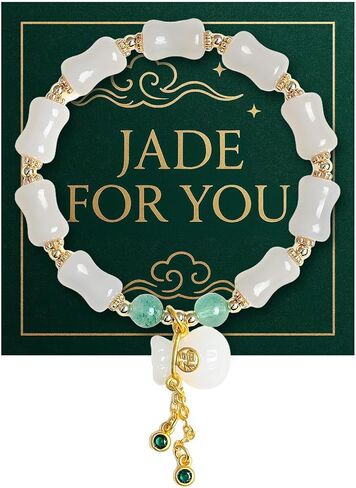 72ore Jade Bracelet for Women Jade Bangle Bamboo Bracelet Green Bracelets Lucky Protection Bracelets Jewelry Gifts in Saudi Arabia