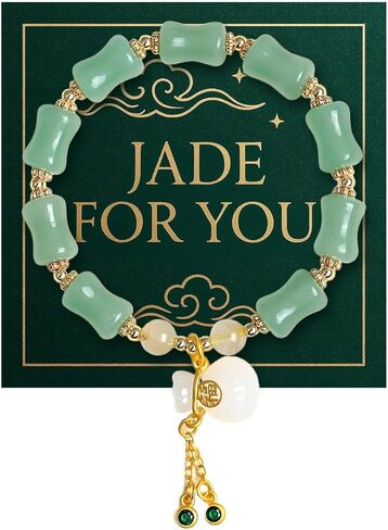 72ore Jade Bracelet for Women Jade Bangle Bamboo Bracelet Green Bracelets Lucky Protection Bracelets Jewelry Gifts in Saudi Arabia