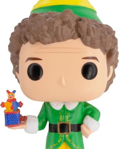 Hallmark Elf Buddy The Elf and Papa Elf Funko POP! Christmas Ornaments, Set of 2, Pop Culture Gifts in Saudi Arabia