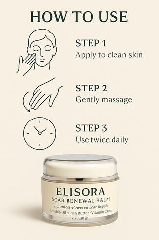 Intensive Bruise & Scar Renewal Balm, Natural Botanical Formula with Rosehip Oil, Shea Butter, Aloe, 1 oz in Saudi Arabia