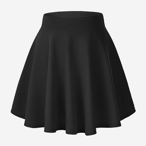 Casual Mini Skirt for Women, Flared and Stretchy with Versatile Basic Fit in Saudi Arabia