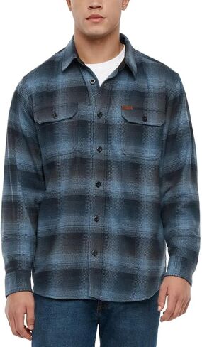 Orvis Men’s Heavyweight Flannel Shirt – Regular Fit, Spread Collar, Chest & Side Pockets in Saudi Arabia
