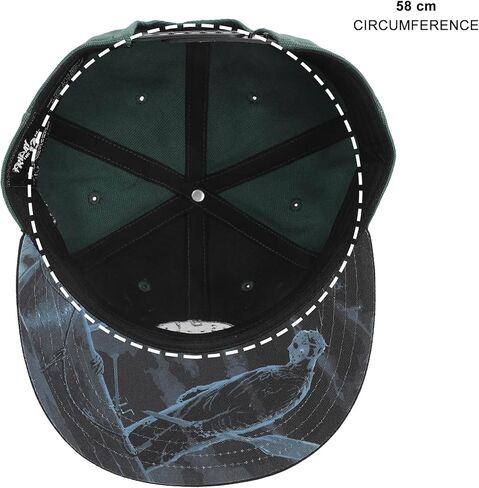 Friday The 13th Jason Mask Traditional Snapback Cap Green in Saudi Arabia
