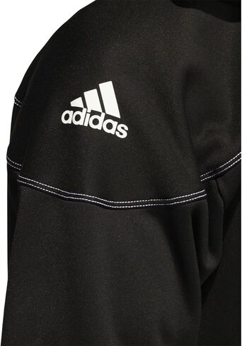 Adidas Mens Stadium Full Zip Hoodie 2XL Black-White in Saudi Arabia