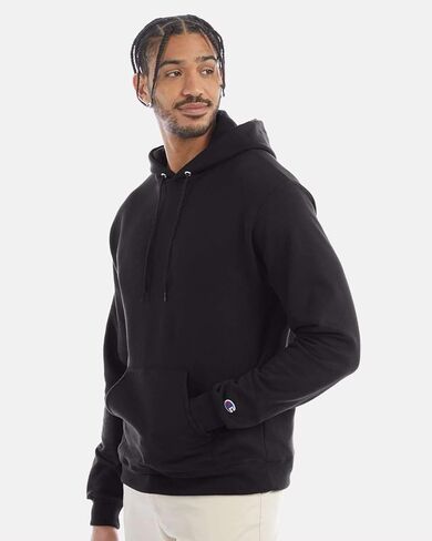 سويت شيرت بغطاء للرأس Powerblend للرجال من Champion، مقاس M، بني داكن in Saudi Arabia