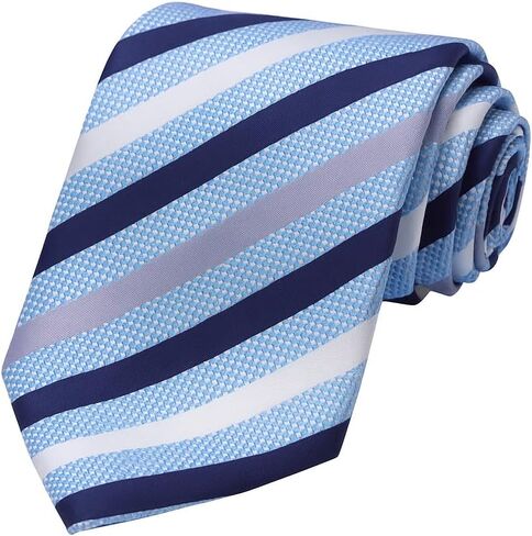 Mens Tie 3.15'' Width Blue Ties For Men Business or Wedding Party Necktie With Gift Box in Saudi Arabia
