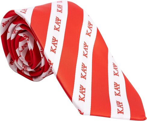 Desert Cactus Kappa Alpha Psi Neck Tie Kappas Fraternity Greek Formal Occasion 100% Polyester Necktie with Logo, Officially Licensed (Style E) in Saudi Arabia