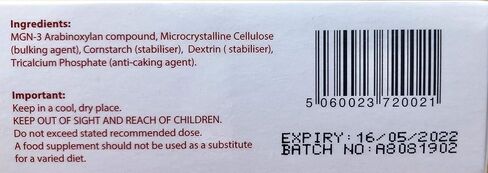 BioBran MGN-3 - معزز فعال للغاية لجهاز المناعة، من تحطيم نخالة الأرز مع الإنزيمات من فطر الشيتاكي (1000 مجم، 30 كيسًا) صنع في اليابان، شحن سريع مجاني عبر DHL إلى جميع أنحاء العالم in Saudi Arabia