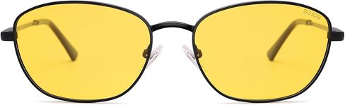 SOJOS Retro Oval Polarized Sunglasses for Women Men Vintage 90s Style Womens Mens Sunnies Sun Glasses SJ1245 in Saudi Arabia