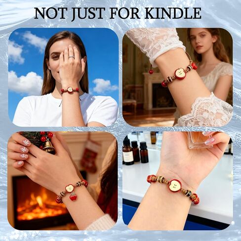 Apple Jewelry for Women Ceramic Jewelry Apple Bracelet for Girlfriend Mom Adjustable Rope Bracelet Apples Themed Gifts Woven Bracelets Red Stylish Accessories for Women Birthday Christmas Gifts in Kuwait