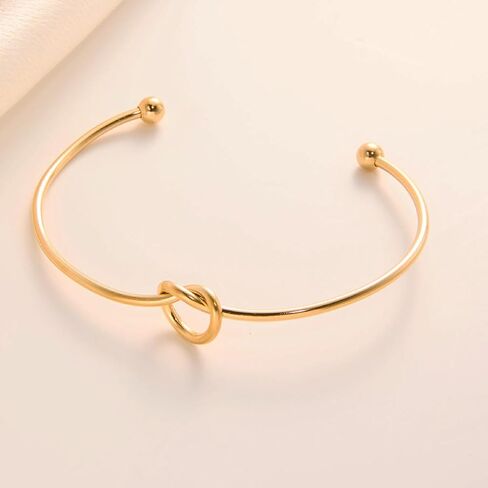 Gold Bracelets for Women Bracelet Stack Gold Bangles Jewelry Set for Women Men in Saudi Arabia
