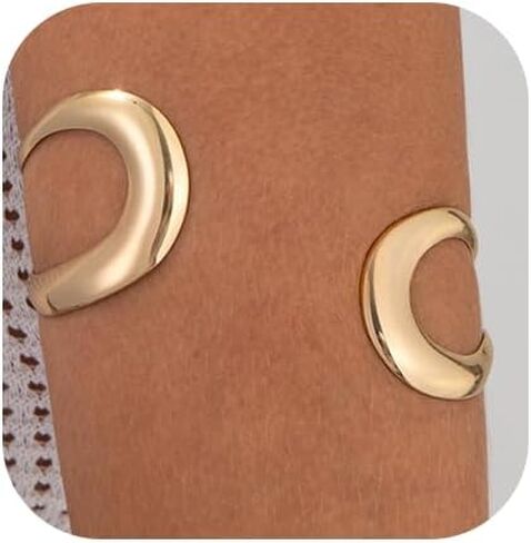 Arm Cuff for Women Gold Upper Arm Bracelet Minimalist Adjustable Cuffs Bangle Punk Dress Jewelry in Saudi Arabia