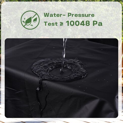 Outdoor Chair Covers, Patio Furniture Covers Waterproof Lounge Chair Covers Outdoor Chairs for All Weather Protection, Black Chair Cover in Saudi Arabia