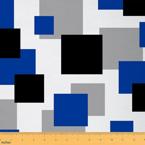 Watercolor Flowers Fabric by The Yard Rustic Garden Style DIY Sewing Craft Hobby Fabric by The Yard Blue Blooming Floral Decorative Fabric for Upholstery and Home Accents,2 Yard in Kuwait