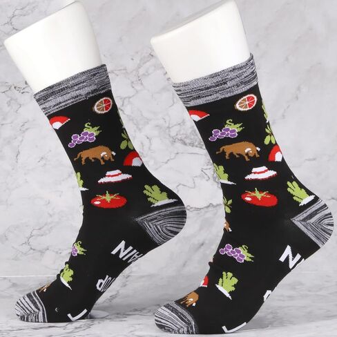 JXGZSO Spain Symbols Souvenir Socks Spain Trip Gift Next Stop Spain Socks Spain Lover Gift Europe Travel Gift in Saudi Arabia